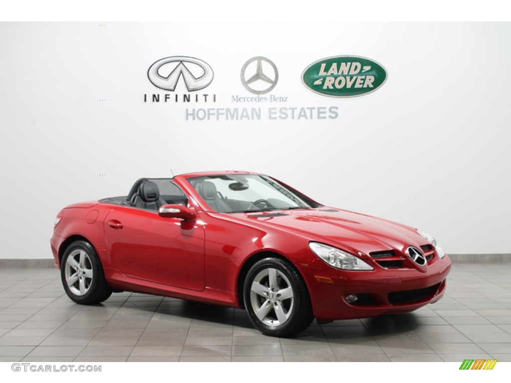 2006 SLK 280 Roadster - Mars Red / Black photo #1