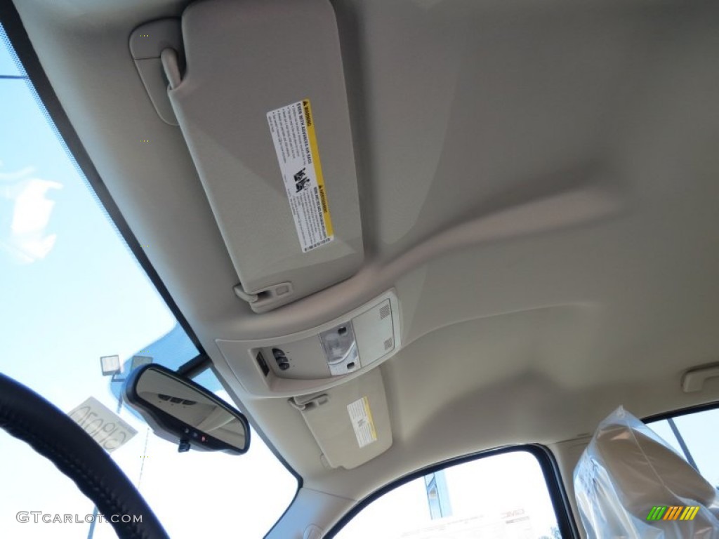 2013 Sierra 1500 SLE Crew Cab 4x4 - Mineral Green Metallic / Very Dark Cashmere/Light Cashmere photo #11