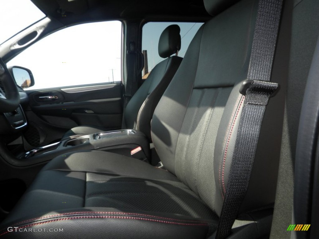 Black Interior 2013 Dodge Grand Caravan R/T Photo #72275962