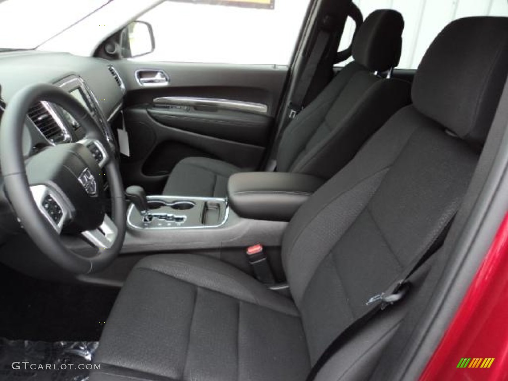 Black Interior 2013 Dodge Durango SXT AWD Photo #72276001