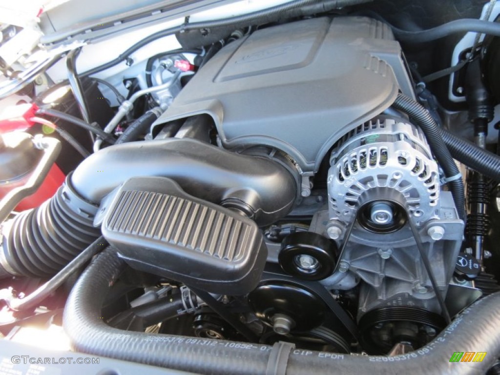 2013 GMC Sierra 1500 Crew Cab 4.8 Liter Flex-Fuel OHV 16-Valve VVT Vortec V8 Engine Photo #72276358