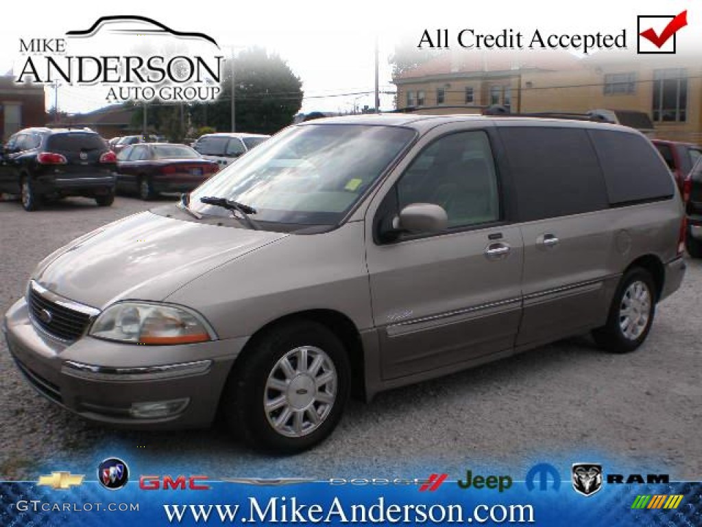 2002 Windstar Limited - Light Parchment Gold Metallic / Medium Parchment Beige photo #1