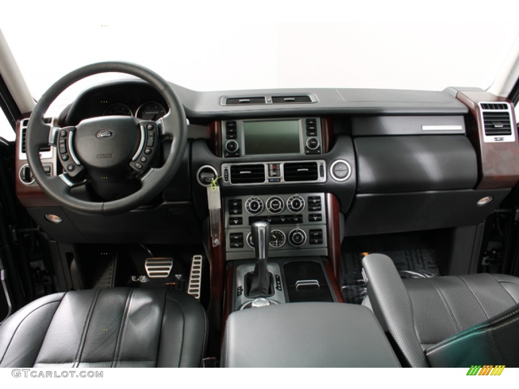 2009 Land Rover Range Rover Supercharged Jet Black/Jet Black Dashboard Photo #72277777