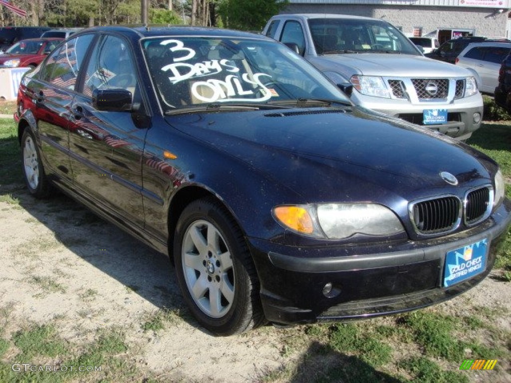 2003 3 Series 325i Sedan - Mystic Blue Metallic / Natural Brown photo #4