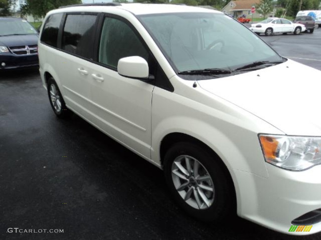 2013 Grand Caravan SXT - Stone White / Black/Light Graystone photo #3