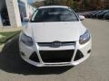 2012 White Platinum Tricoat Metallic Ford Focus Titanium Sedan  photo #6