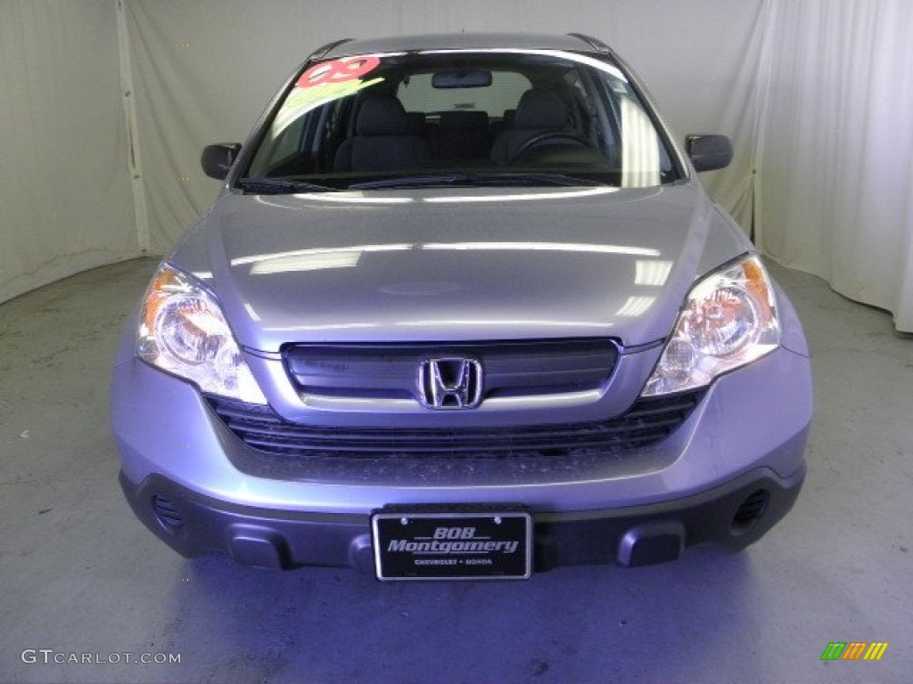 2009 CR-V LX 4WD - Glacier Blue Metallic / Gray photo #2