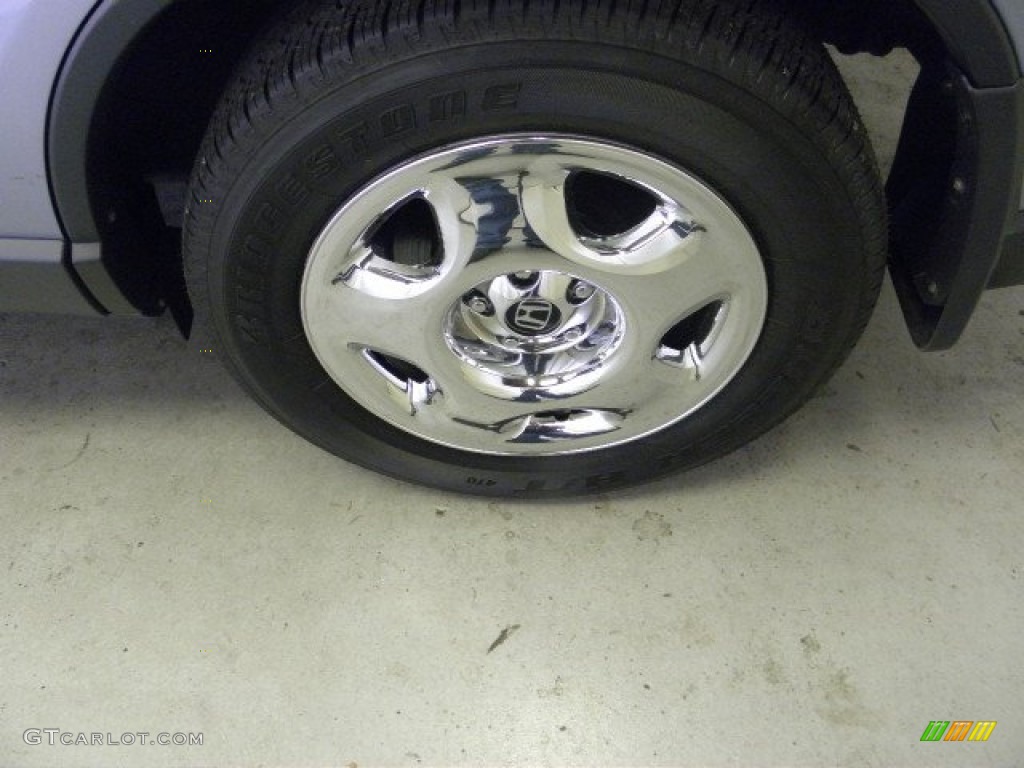 2009 CR-V LX 4WD - Glacier Blue Metallic / Gray photo #5