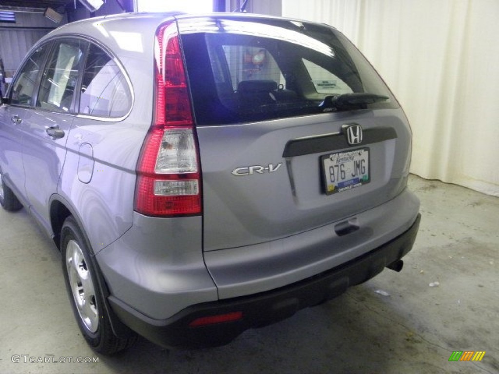 2009 CR-V LX 4WD - Glacier Blue Metallic / Gray photo #6