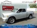 2012 Bright Silver Metallic Dodge Ram 1500 Big Horn Quad Cab 4x4  photo #1
