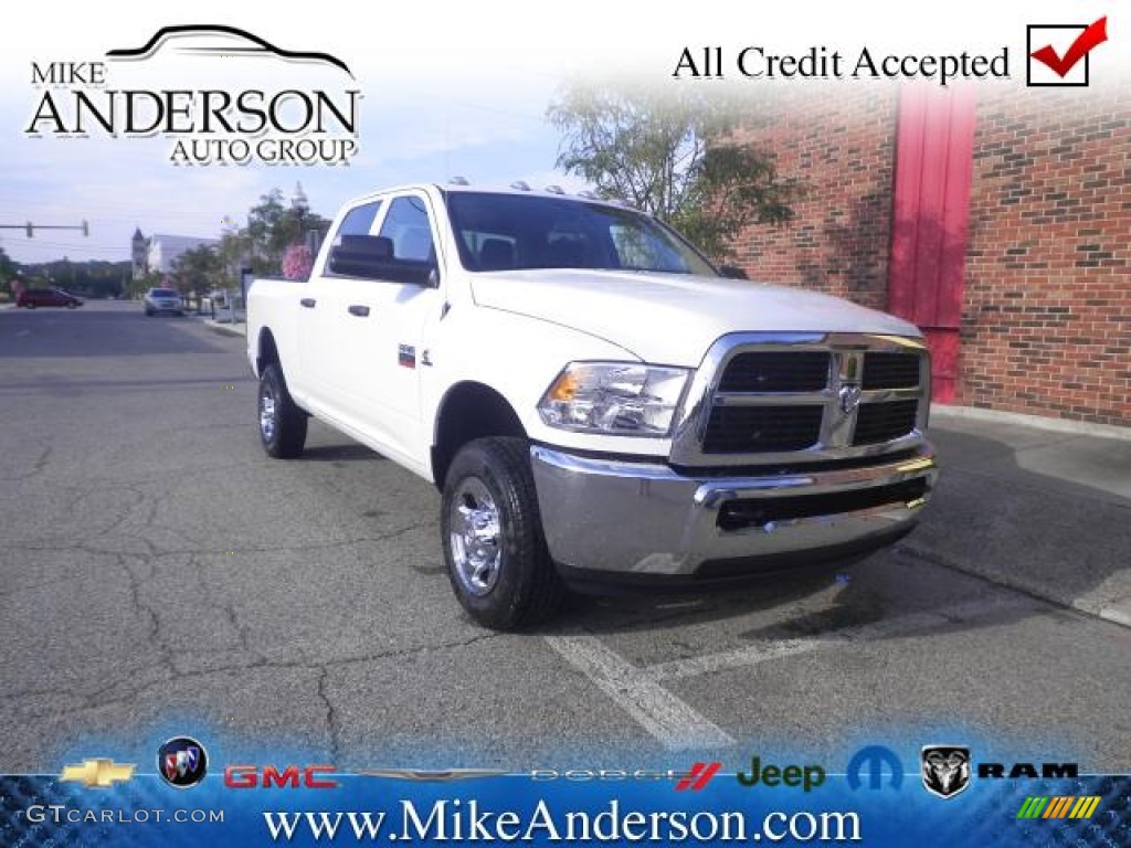 2012 Ram 2500 HD ST Crew Cab 4x4 - Bright White / Dark Slate/Medium Graystone photo #1