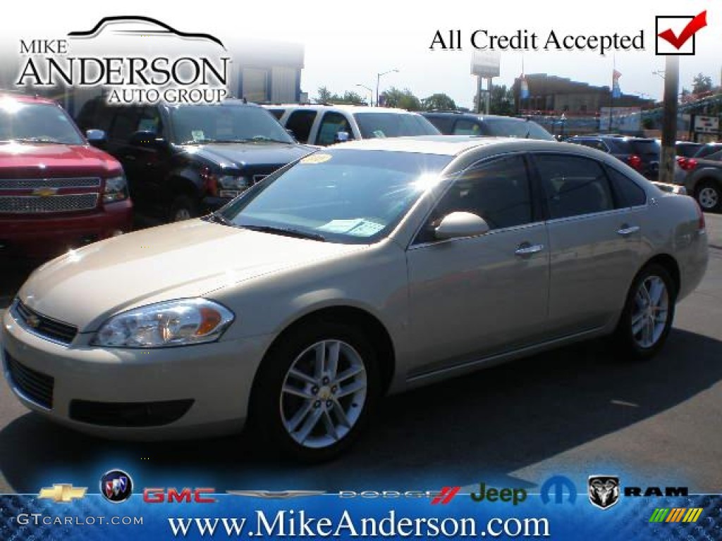 2008 Impala LTZ - Gold Mist Metallic / Neutral Beige photo #1