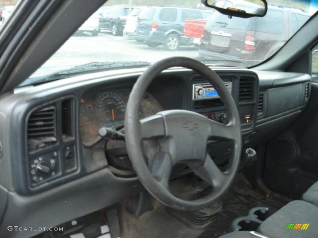 2003 Silverado 1500 Regular Cab - Light Pewter Metallic / Dark Charcoal photo #8