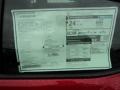 2013 Dodge Avenger SE Window Sticker