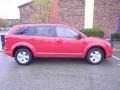 2013 Bright Red Dodge Journey SE  photo #2