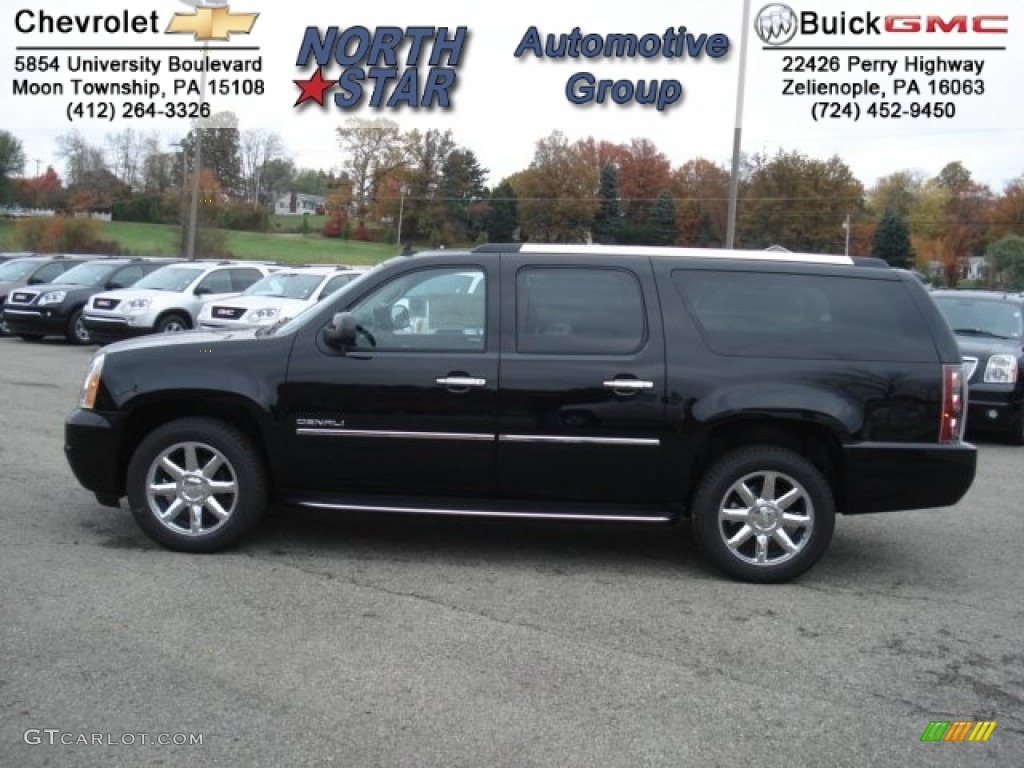 2013 Yukon XL Denali AWD - Onyx Black / Ebony photo #1