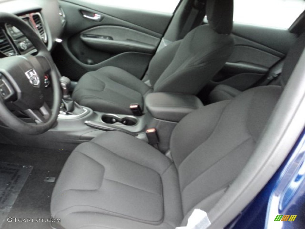 Black Interior 2013 Dodge Dart SE Photo #72289649