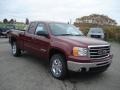 2013 Sonoma Red Metallic GMC Sierra 1500 SLE Extended Cab 4x4  photo #4