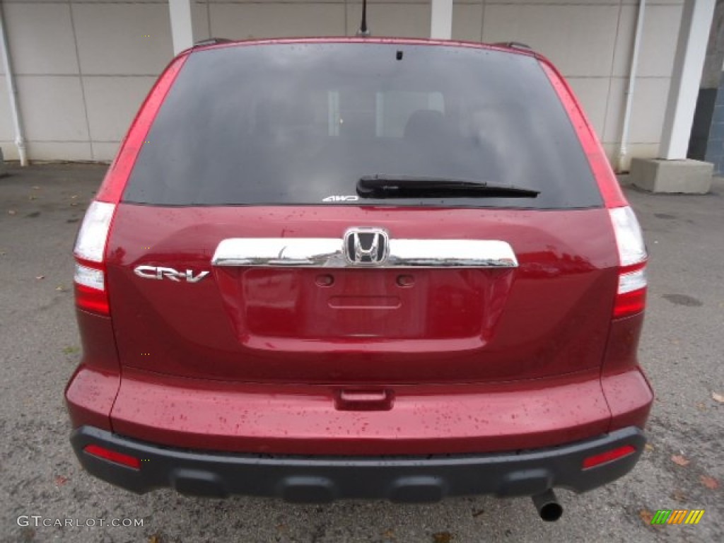 2009 CR-V EX 4WD - Tango Red Pearl / Gray photo #3