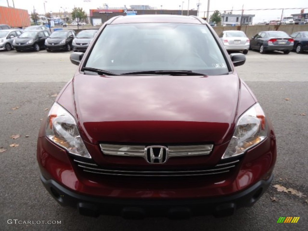 2009 CR-V EX 4WD - Tango Red Pearl / Gray photo #7