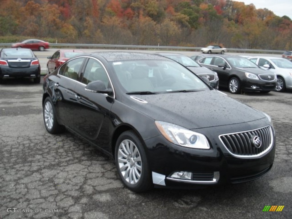 Black Diamond Tricoat 2013 Buick Regal Turbo Exterior Photo #72292302