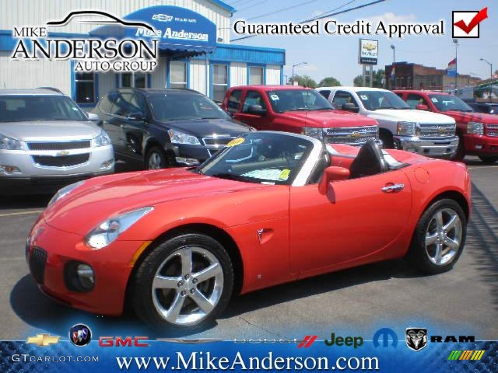 2008 Solstice GXP Roadster - Brazen Orange / Ebony photo #1