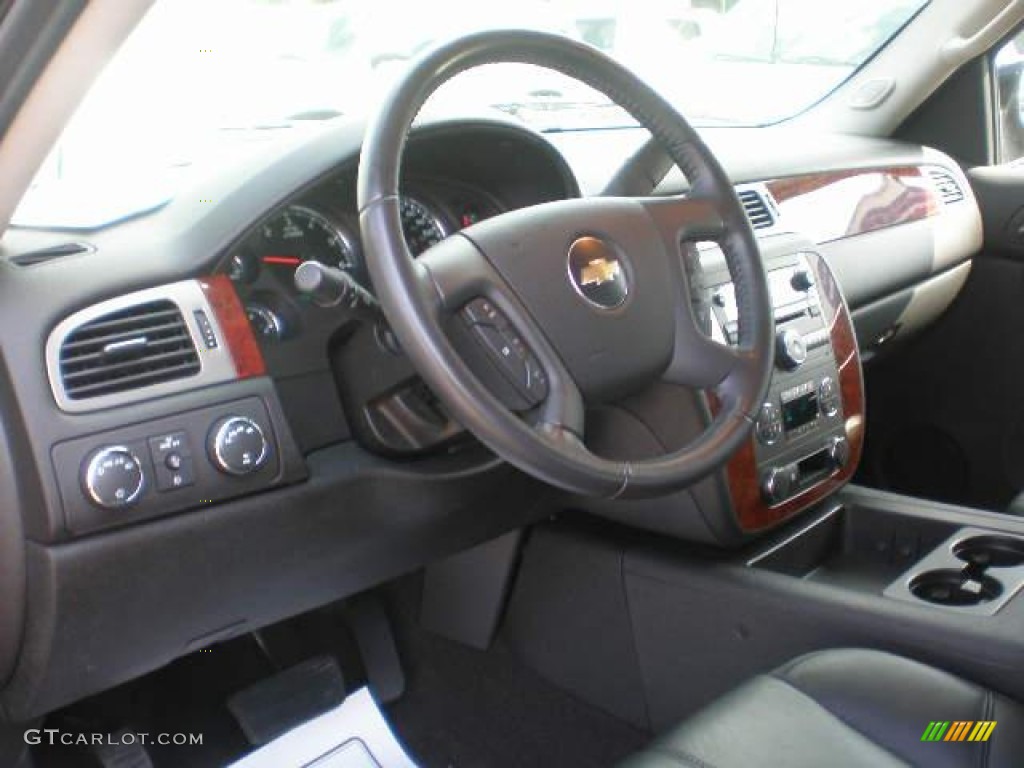 2009 Silverado 1500 LTZ Extended Cab 4x4 - Black Granite Metallic / Ebony photo #3