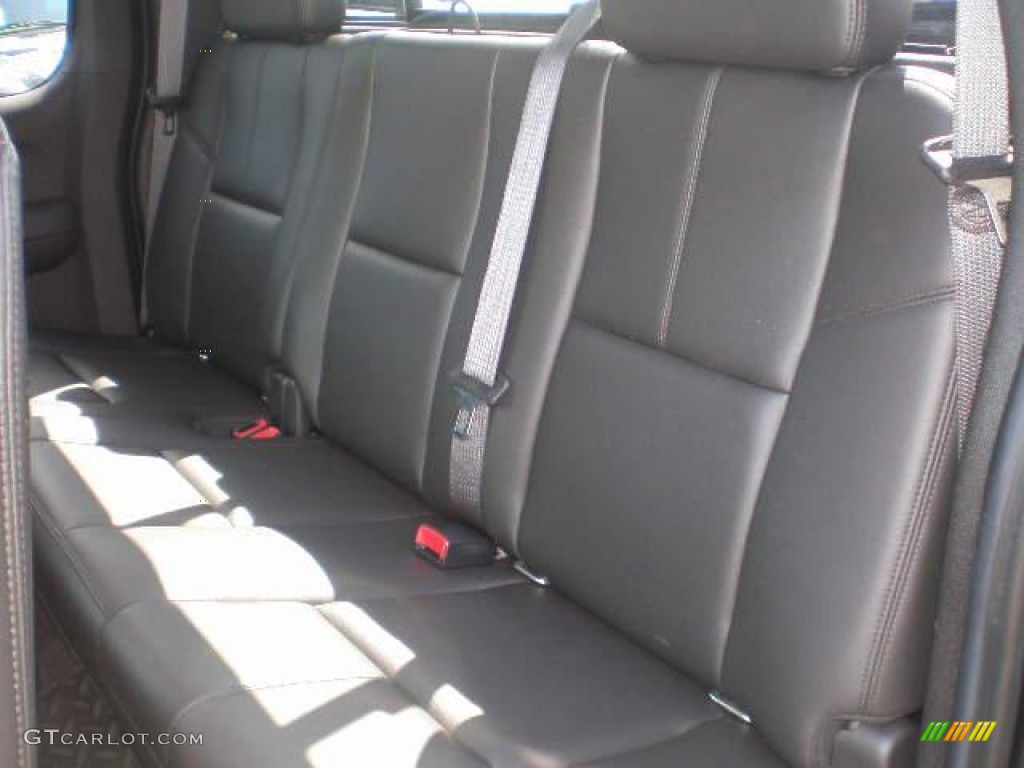 2009 Silverado 1500 LTZ Extended Cab 4x4 - Black Granite Metallic / Ebony photo #6