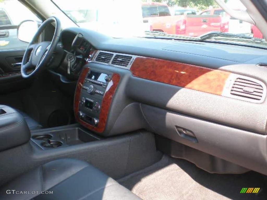 2009 Silverado 1500 LTZ Extended Cab 4x4 - Black Granite Metallic / Ebony photo #11