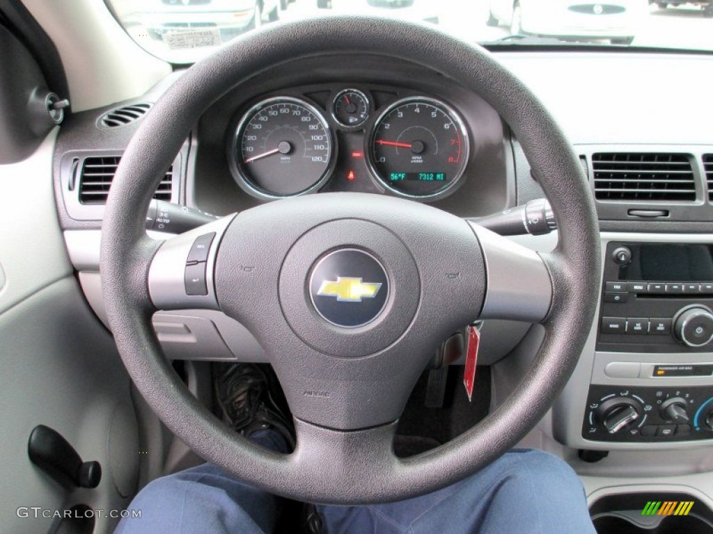 2010 Chevrolet Cobalt LS Coupe Gray Steering Wheel Photo #72293701
