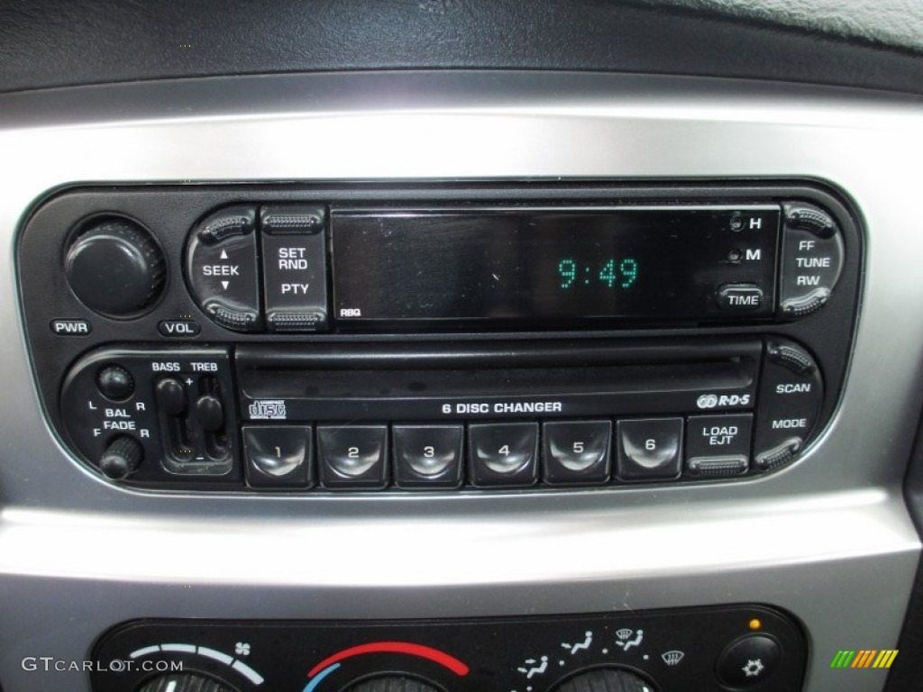 2004 Dodge Ram 1500 Laramie Quad Cab 4x4 Audio System Photo #72294002