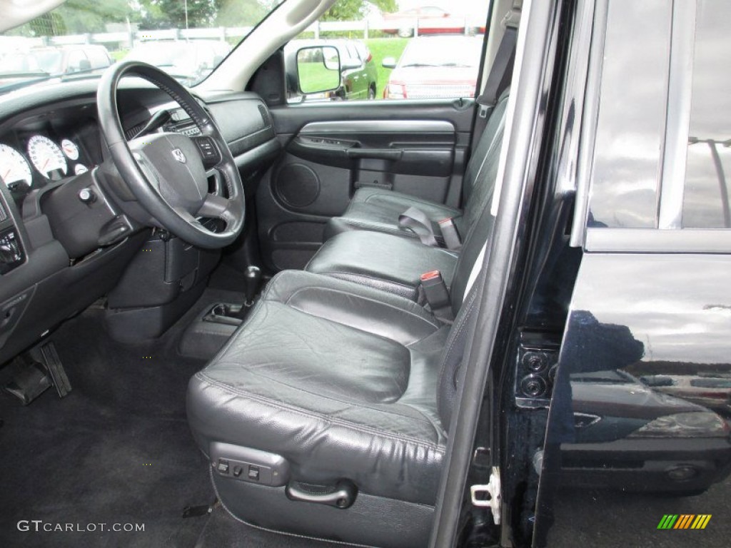 2004 Dodge Ram 1500 Laramie Quad Cab 4x4 Front Seat Photo #72294223