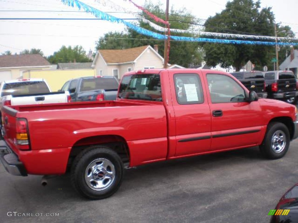 2004 Sierra 1500 Extended Cab - Fire Red / Dark Pewter photo #8