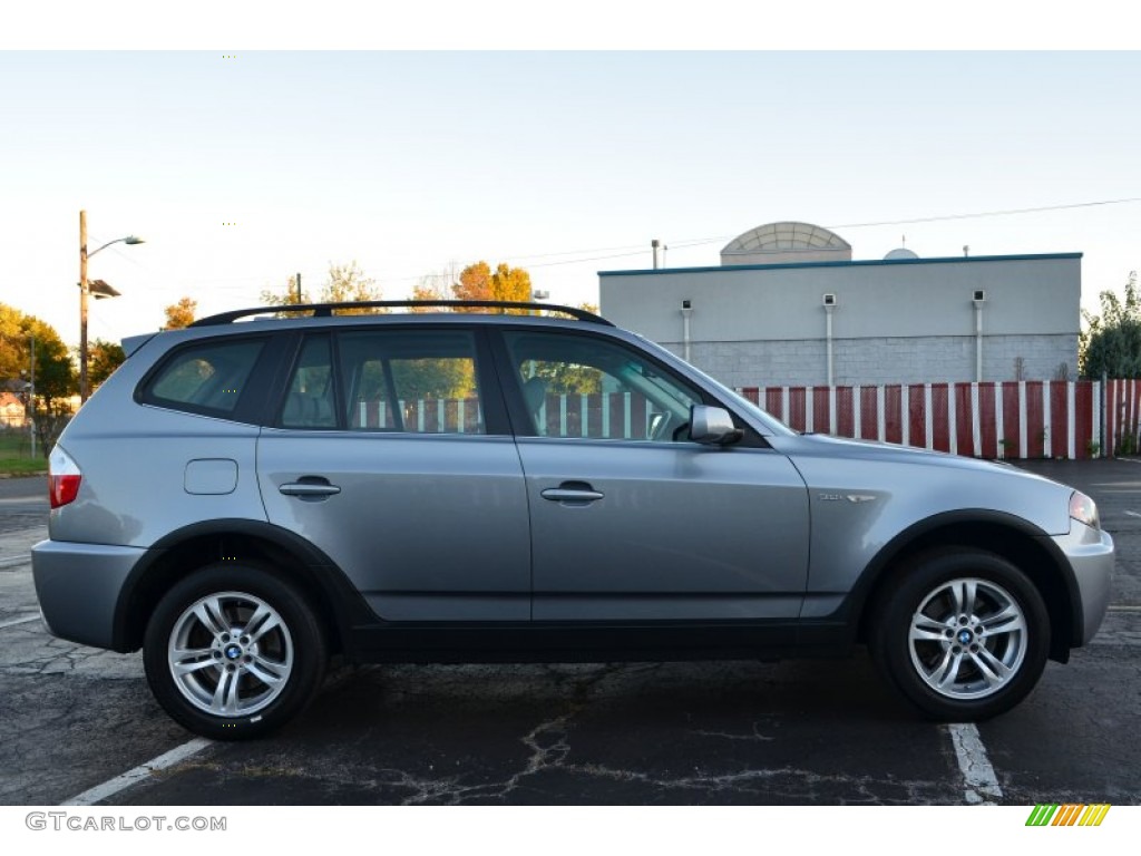 Silver Grey Metallic 2006 BMW X3 3.0i Exterior Photo #72294685