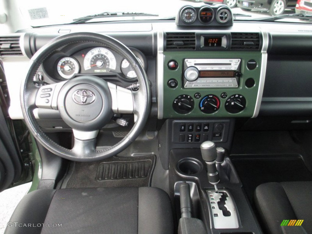2010 Toyota FJ Cruiser 4WD Dark Charcoal Dashboard Photo #72294700