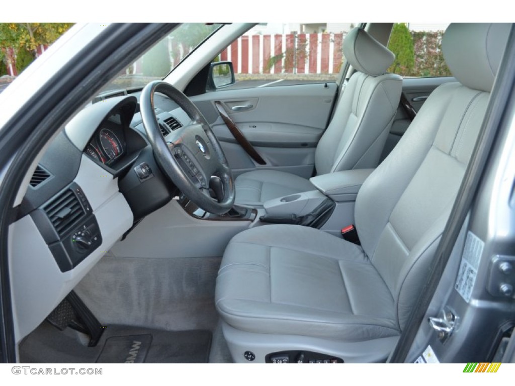 Grey Interior 2006 BMW X3 3.0i Photo #72294730