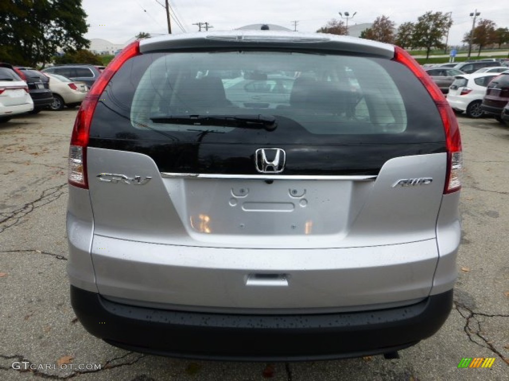 2013 CR-V LX AWD - Alabaster Silver Metallic / Gray photo #3