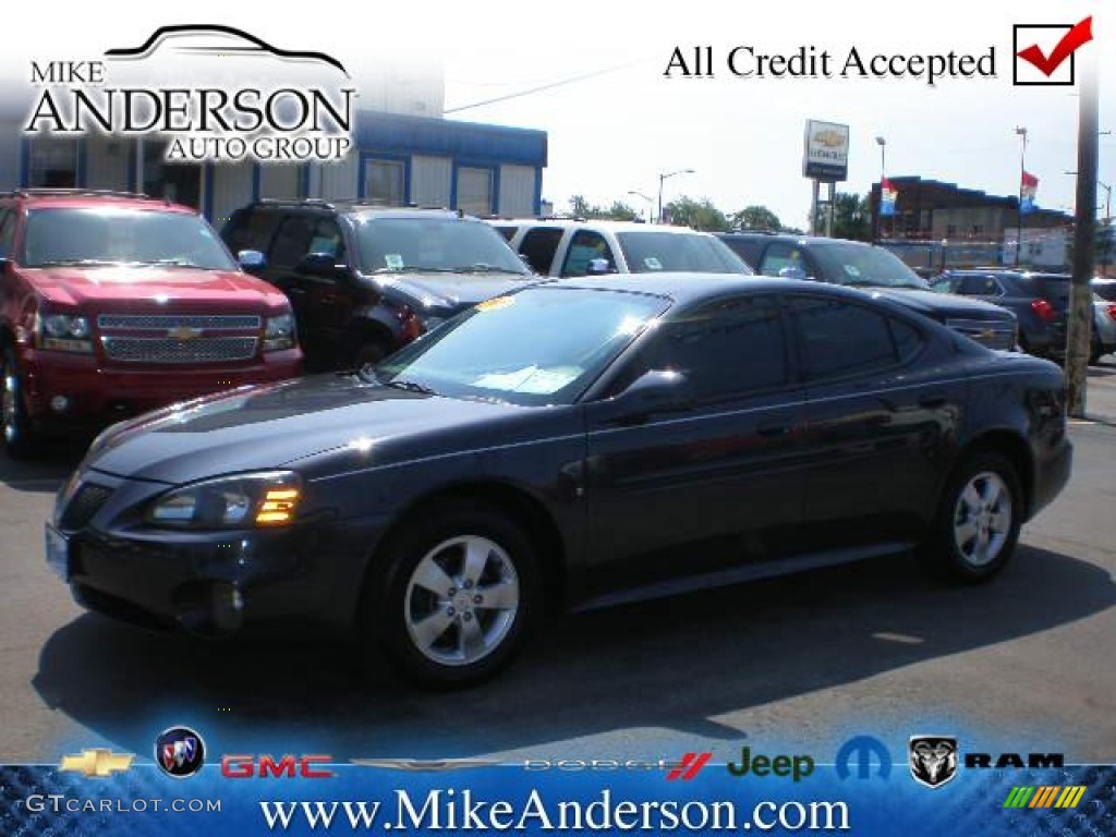 2008 Grand Prix Sedan - Dark Slate Metallic / Ebony photo #1