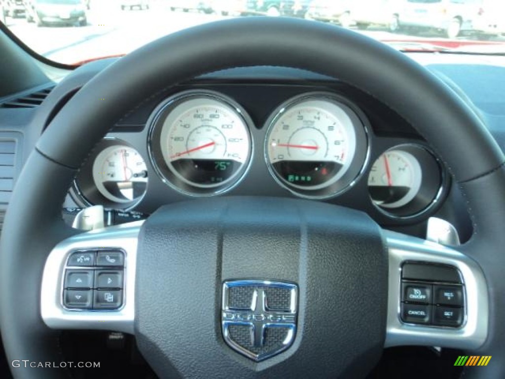 2013 Challenger SXT Plus - Redline 3-Coat Pearl / Dark Slate Gray photo #12