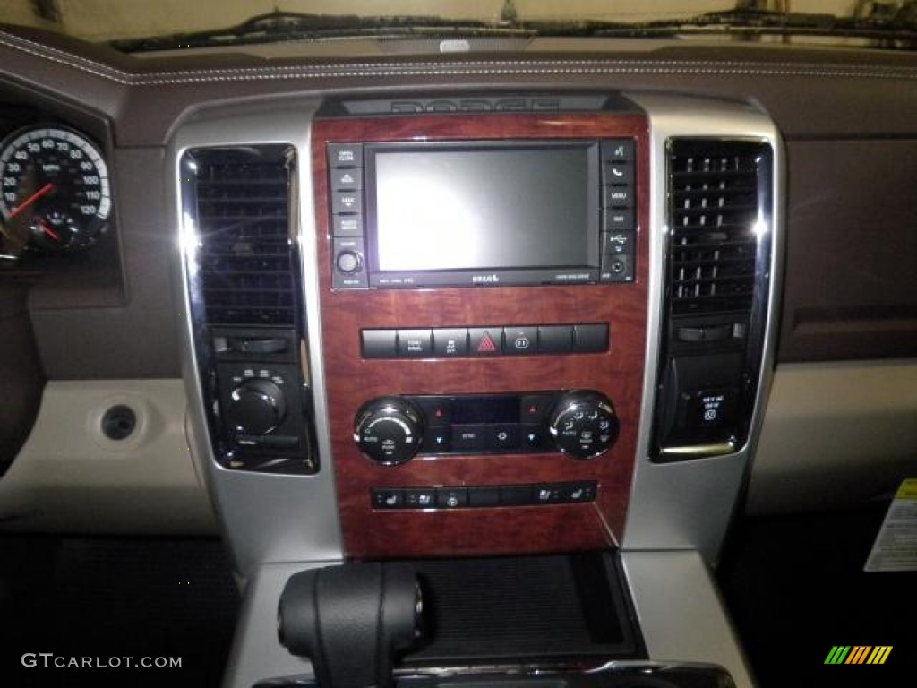 2012 Ram 1500 Laramie Crew Cab 4x4 - Bright White / Light Pebble Beige/Bark Brown photo #14