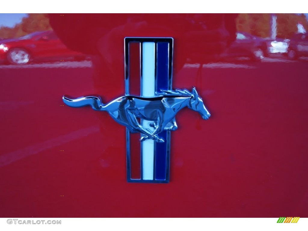 2007 Mustang V6 Premium Coupe - Redfire Metallic / Dark Charcoal photo #17