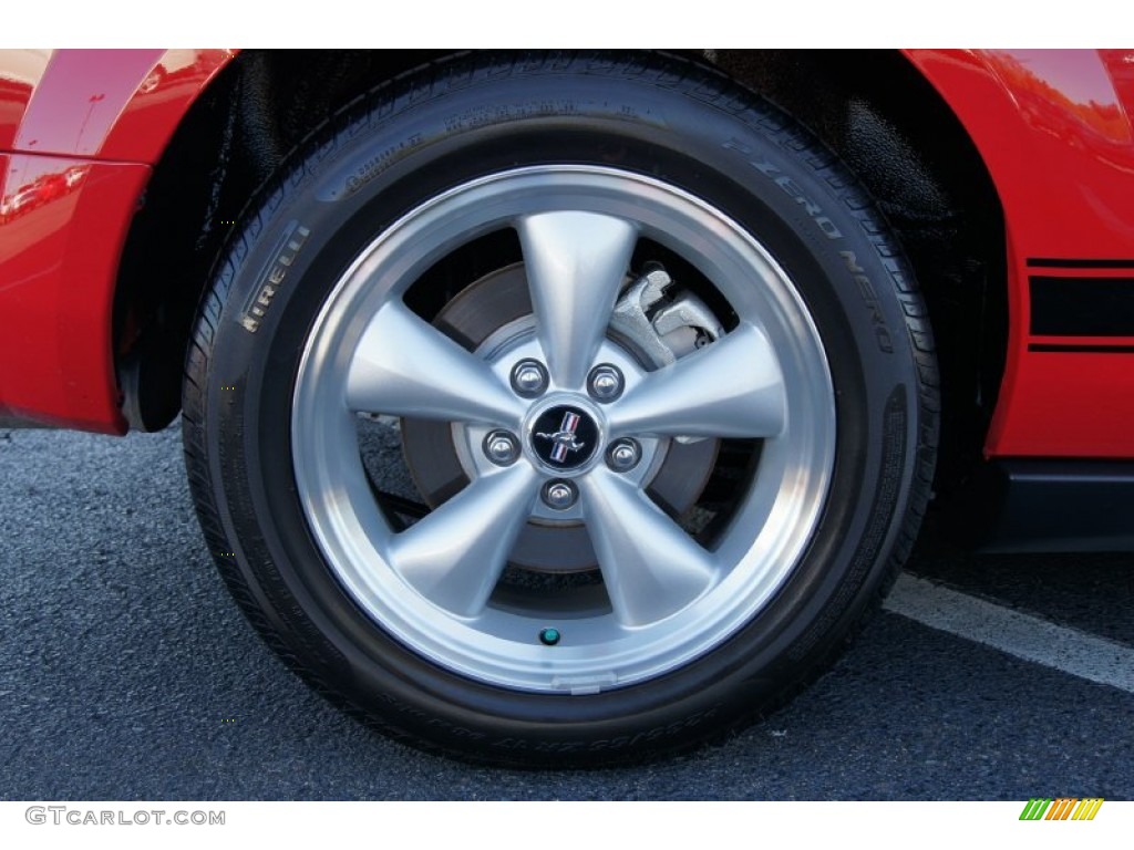2007 Mustang V6 Premium Coupe - Redfire Metallic / Dark Charcoal photo #18