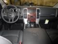 2012 Black Dodge Ram 1500 Laramie Quad Cab 4x4  photo #7