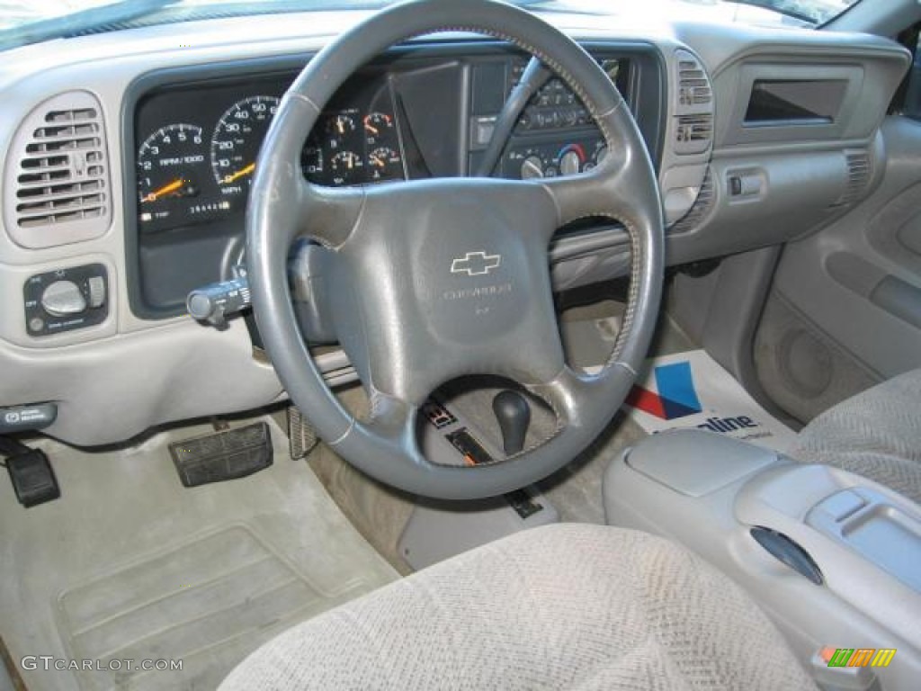 2000 Chevrolet Silverado 3500 LS Crew Cab 4x4 Dually Gray Dashboard Photo #72298613