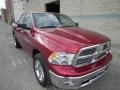 2012 Deep Cherry Red Crystal Pearl Dodge Ram 1500 Big Horn Quad Cab 4x4  photo #2