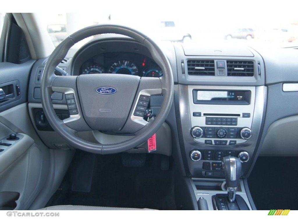 2011 Fusion SEL V6 - Sterling Grey Metallic / Camel photo #21