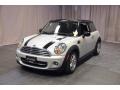 2013 White Silver Metallic Mini Cooper Hardtop  photo #1