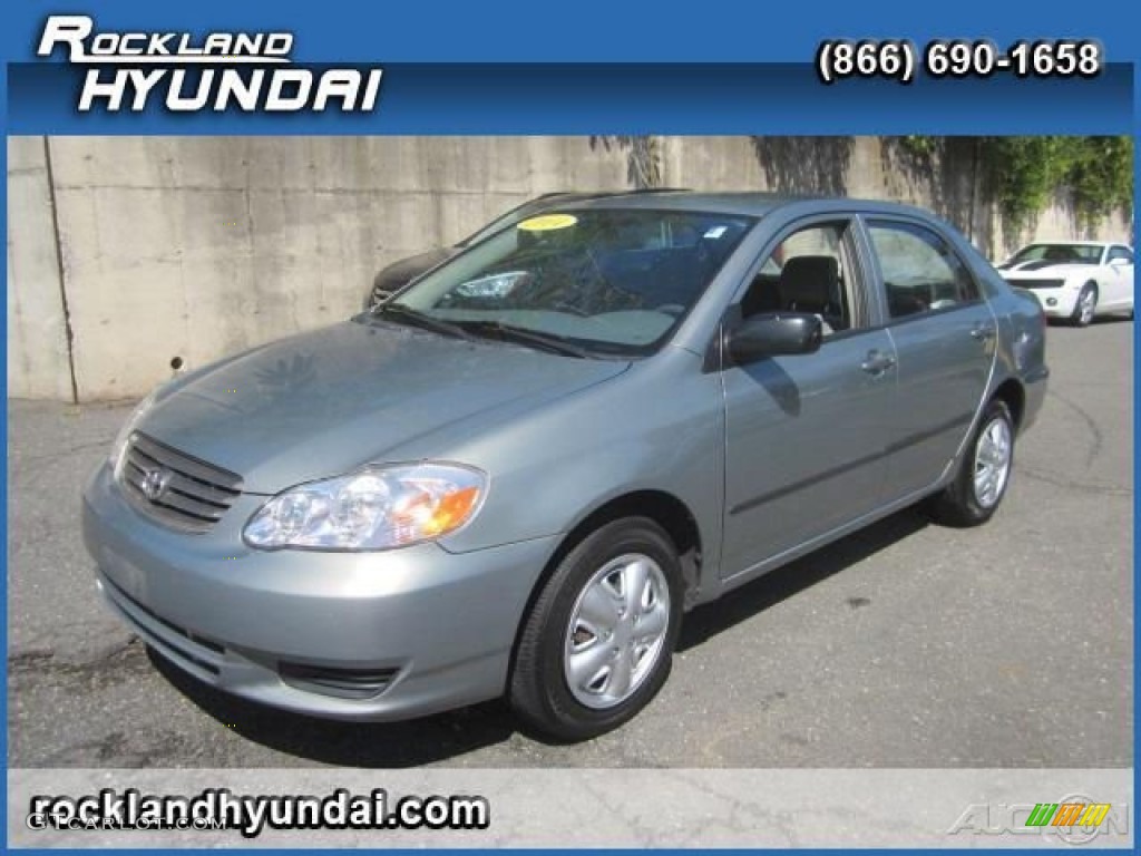 2004 Corolla CE - Mineral Green / Light Gray photo #1