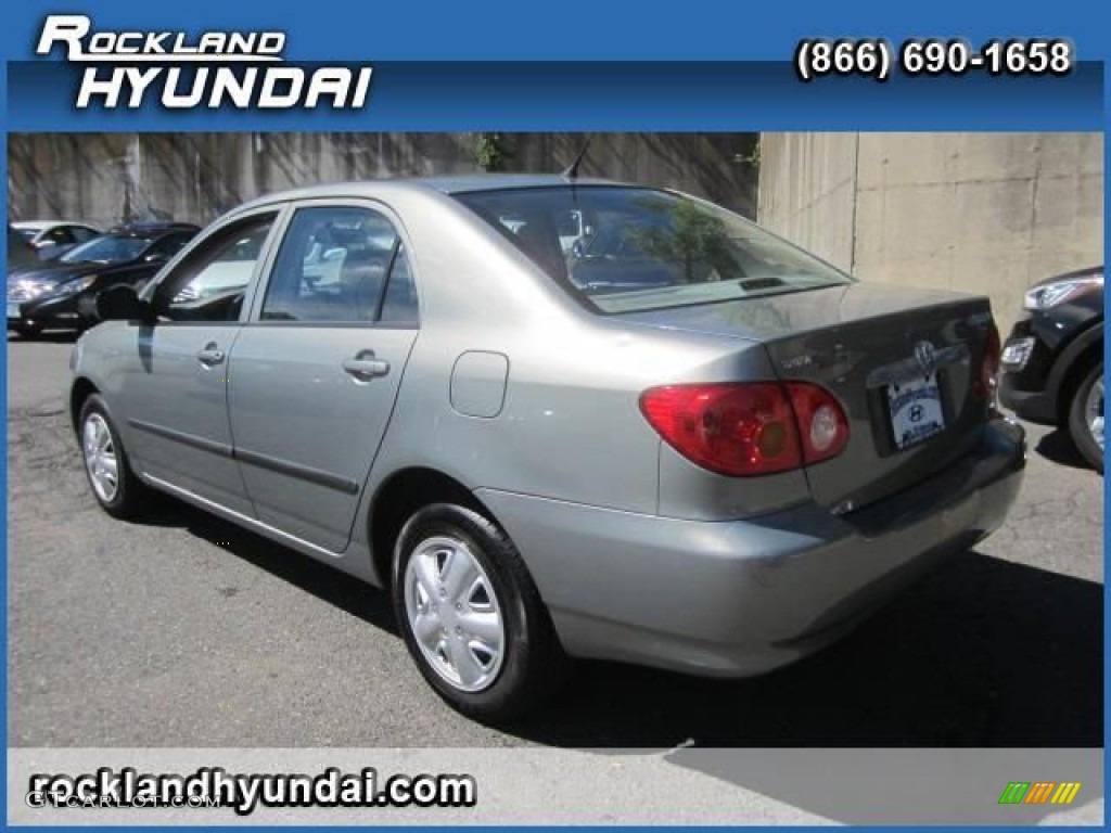 2004 Corolla CE - Mineral Green / Light Gray photo #3