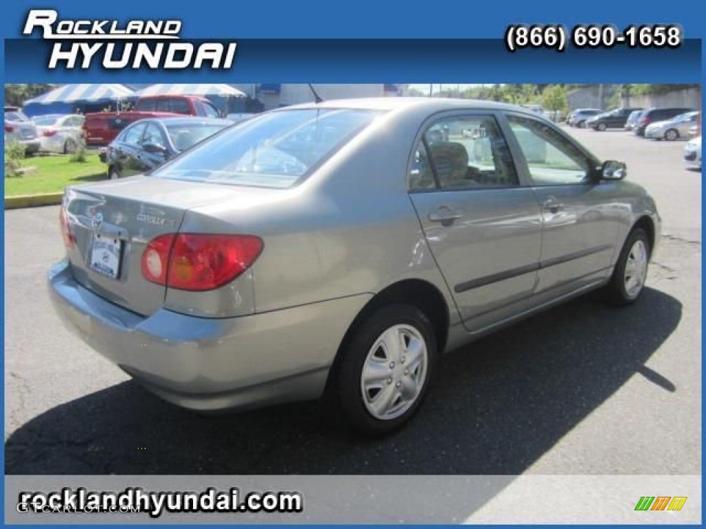 2004 Corolla CE - Mineral Green / Light Gray photo #4